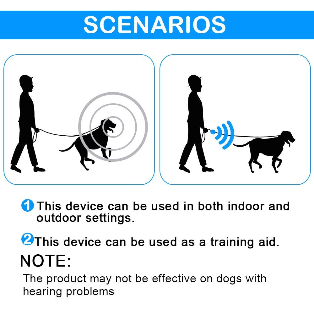 3-in-1 Ultrasonic Dog Anti-Bark & Training Device by HitMyNeed