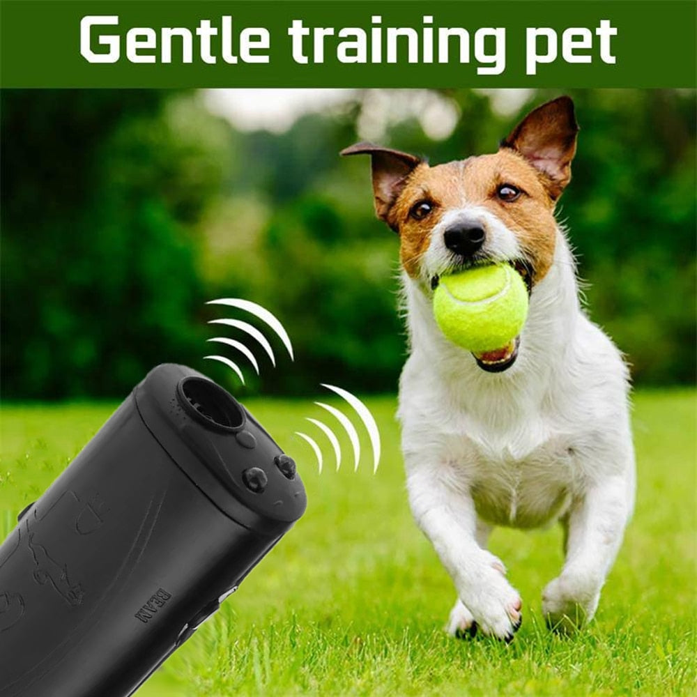 3-in-1 Ultrasonic Dog Repeller & Training Device by HitMyNeed