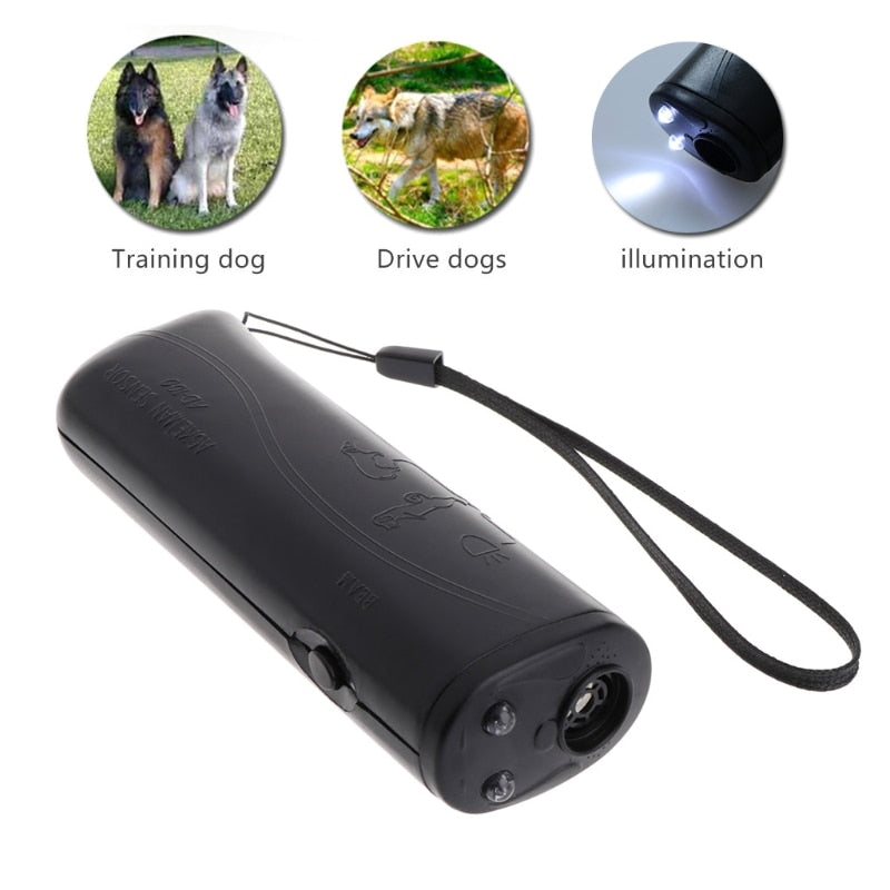 3-in-1 Ultrasonic Dog Repeller & Training Device by HitMyNeed