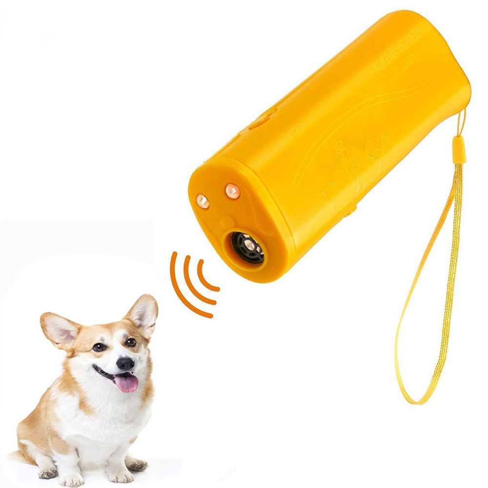 3 in 1 Ultrasonic Dog Repeller with LED Light by HitMyNeed