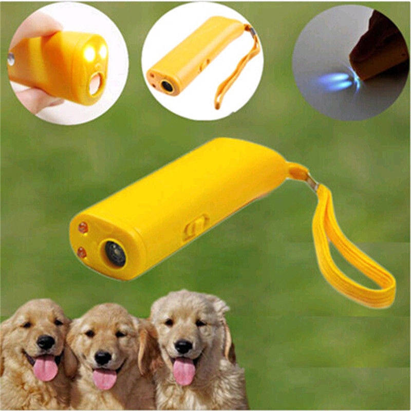3-in-1 Ultrasonic Dog Training & Bark Control Device by HitMyNeed