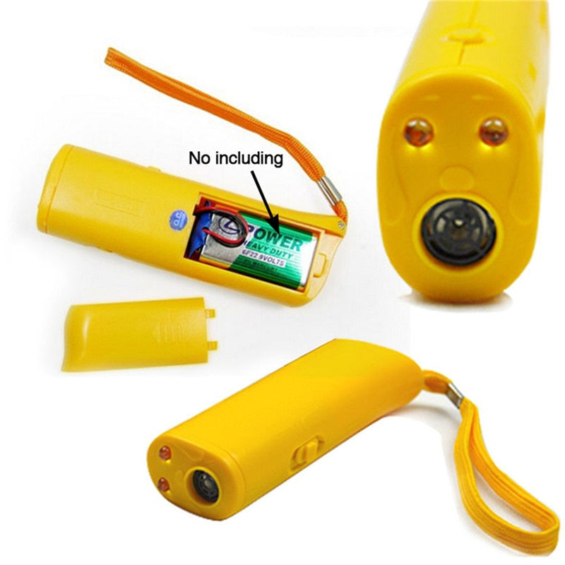 3-in-1 Ultrasonic Dog Training & Bark Control Device by HitMyNeed