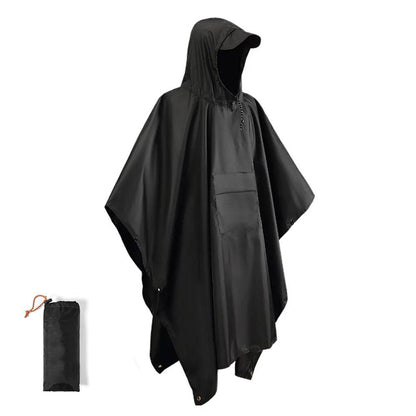 3-in-1 Waterproof Military Outdoor Rain Poncho by HitMyNeed