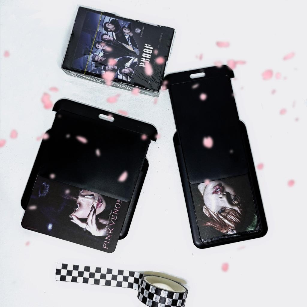 3-Inch Clear Plastic K‑Pop Photocard Holder Keychain by HitMyNeed