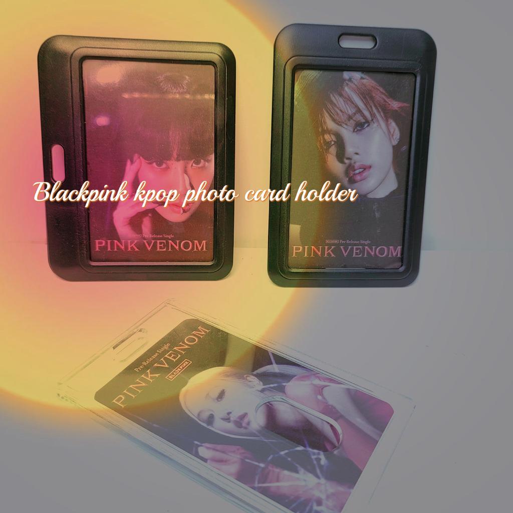 3-Inch Clear Plastic K‑Pop Photocard Holder Keychain by HitMyNeed