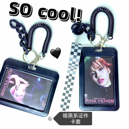 3-Inch Clear Plastic K‑Pop Photocard Holder Keychain by HitMyNeed