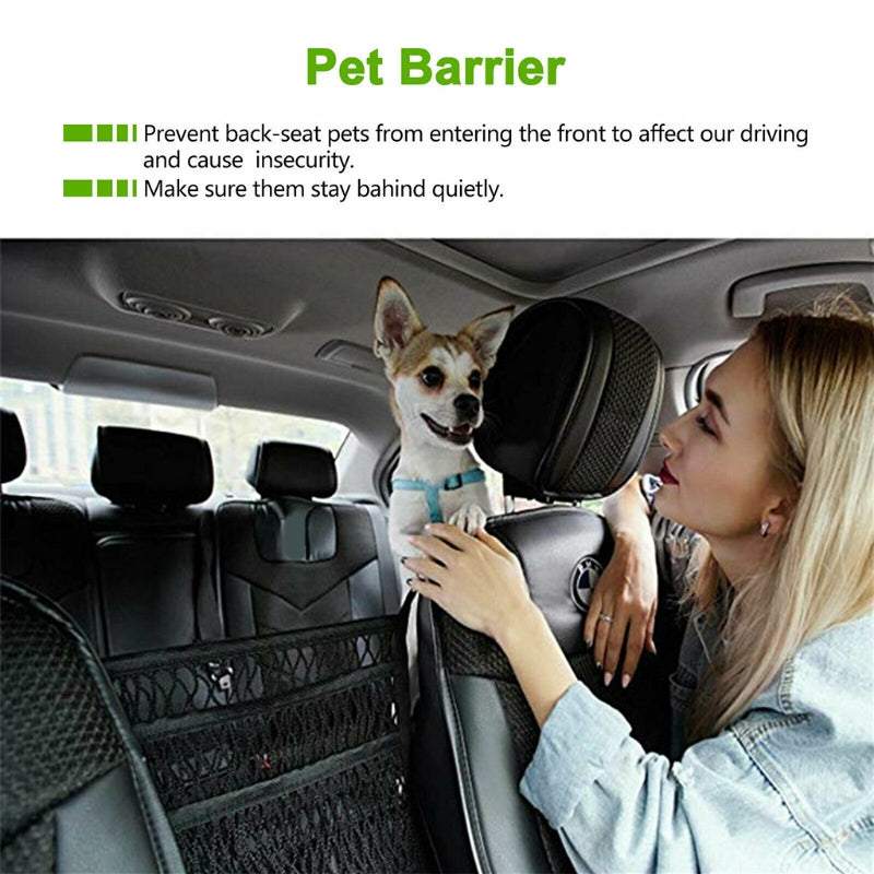 3-Layer Car Seat Organizer Mesh Net Bag by HitMyNeed
