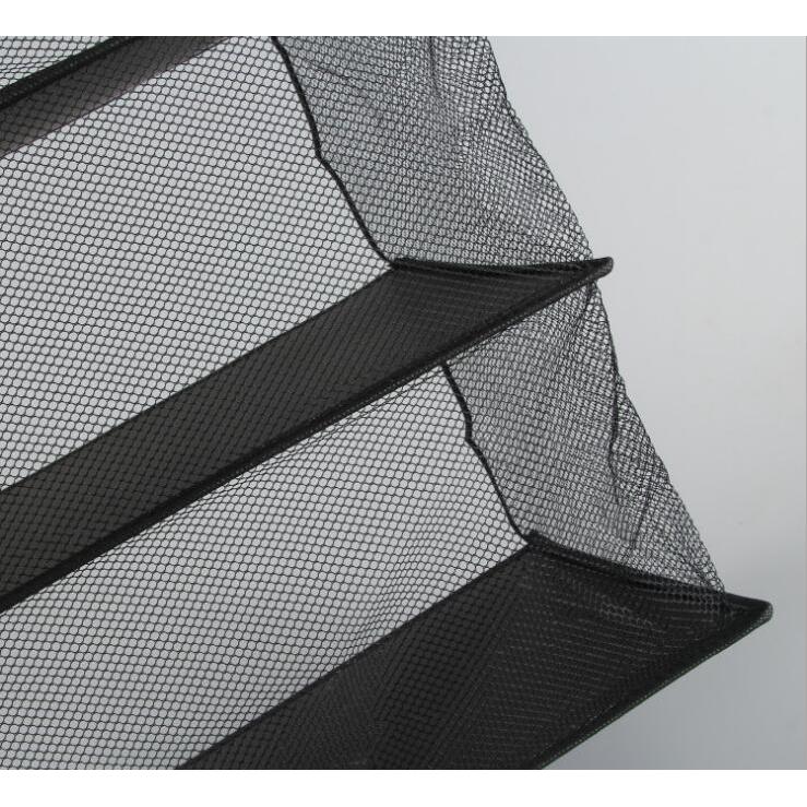 3-Layer Mesh Hanging Closet Organizer with Hooks by HitMyNeed