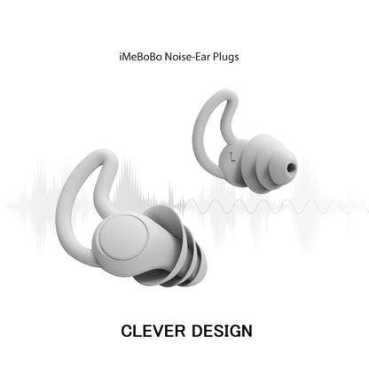 3-Layer Reusable Earplugs for Sleep, Work & Travel by HitMyNeed