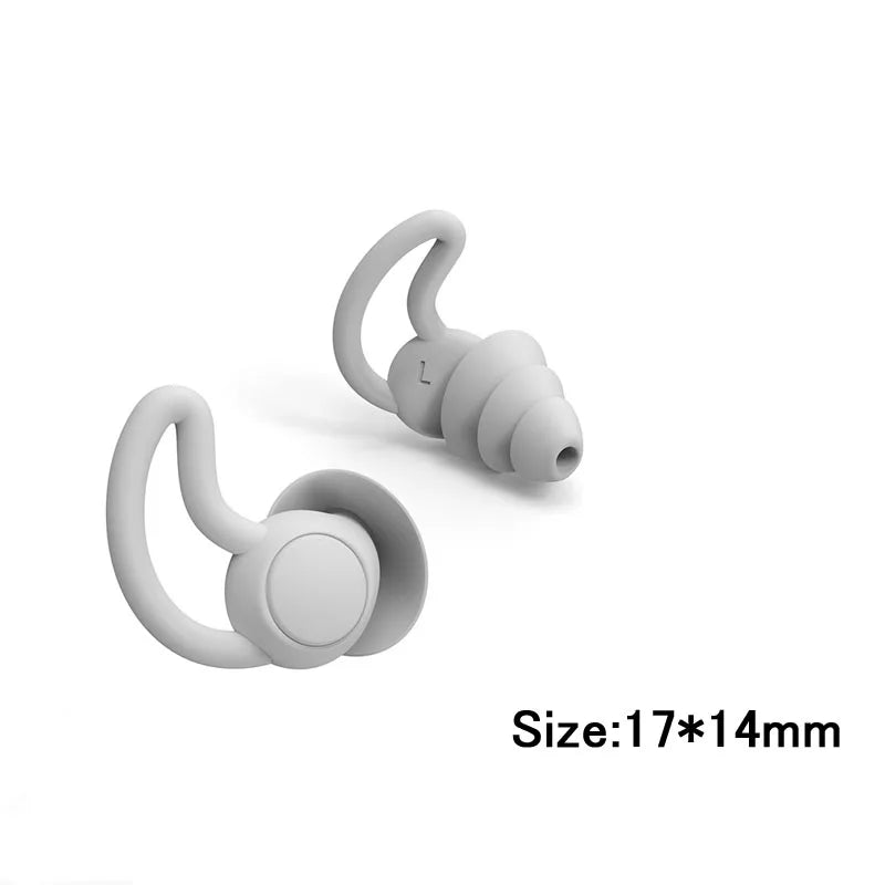 3-Layer Reusable Earplugs for Sleep, Work & Travel by HitMyNeed