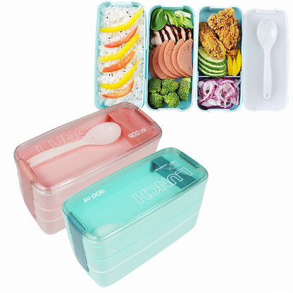 3-Layer Stackable Lunch Box Food Container by HitMyNeed