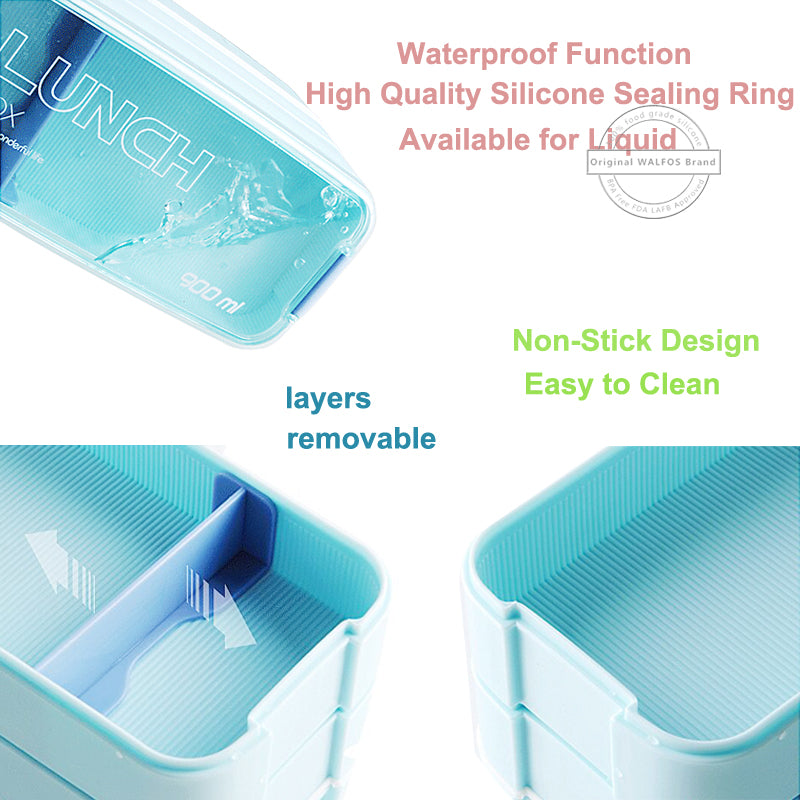 3-Layer Stackable Lunch Box Food Container by HitMyNeed