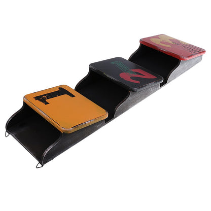 3-Layer Wood Wall Mail Organizer Rack by HitMyNeed