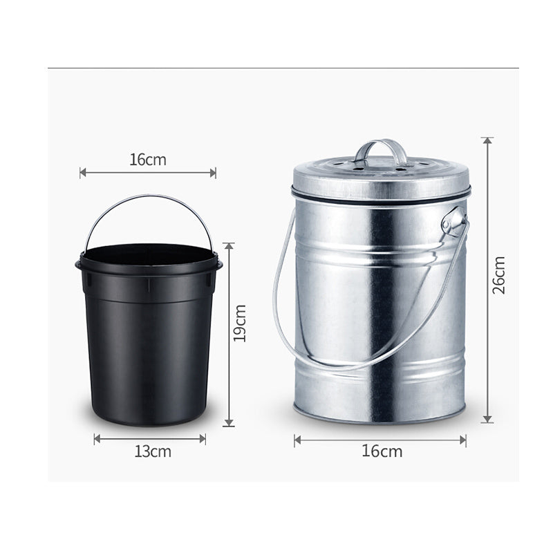 3-Liter Kitchen Compost Bin with Odor Control by HitMyNeed