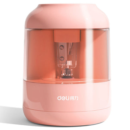 3-Mode Automatic Electric Pencil Sharpener pink by HitMyNeed
