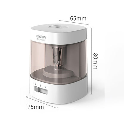 3-Mode Automatic Electric Pencil Sharpener white by HitMyNeed