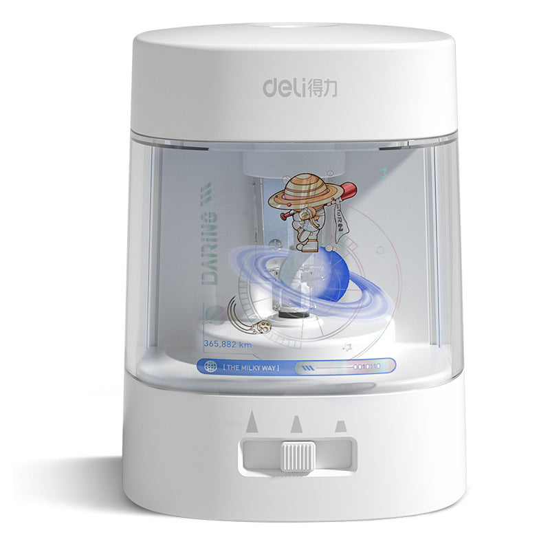 3-Mode Automatic Electric Pencil Sharpener white-a by HitMyNeed