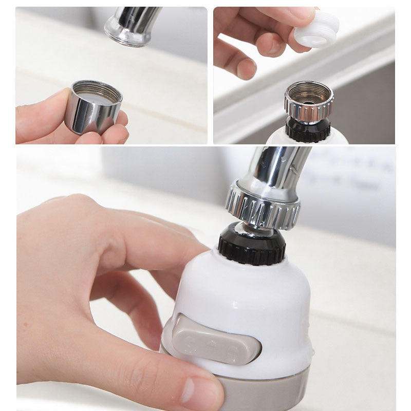 3-Mode Rotatable Faucet Tap with Water Filter by HitMyNeed