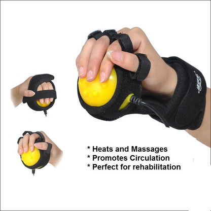 3-Mode Vibrating Hand Massage Ball with Heat by HitMyNeed