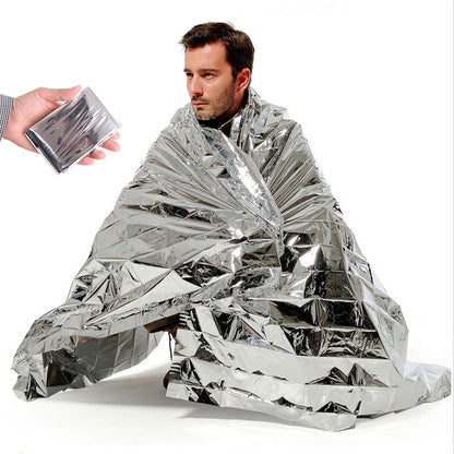 3-Pack Emergency Thermal Blankets for Outdoor Survival by HitMyNeed