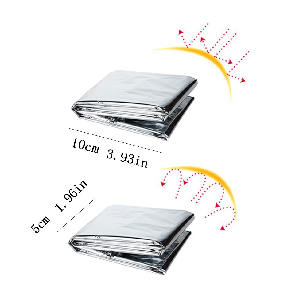 3-Pack Emergency Thermal Blankets for Outdoor Survival by HitMyNeed