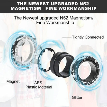3-Pack Magnetic Fidget Rings for Stress & Focus by HitMyNeed