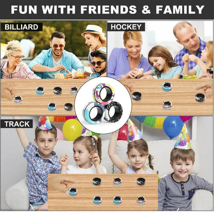 3-Pack Magnetic Fidget Rings for Stress & Focus by HitMyNeed