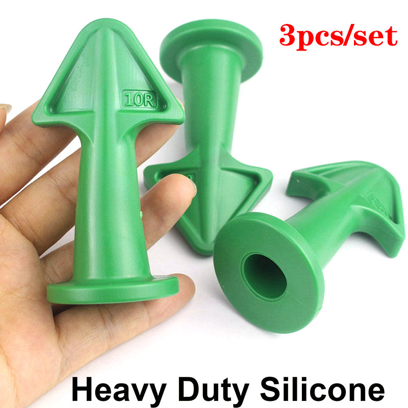 3-Piece Caulk Nozzle & Grout Finishing Tool Set by HitMyNeed