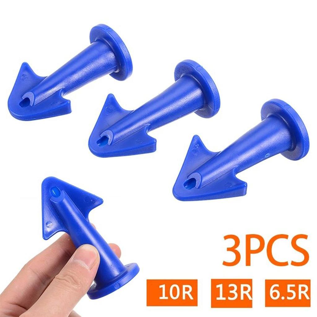 3-Piece Caulk Nozzle & Grout Finishing Tool Set by HitMyNeed