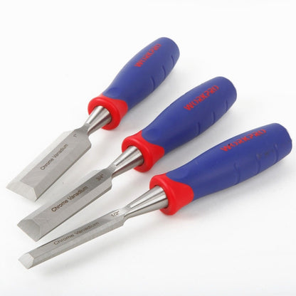 3-Piece Chrome-Vanadium Wood Carving Chisel Set by HitMyNeed