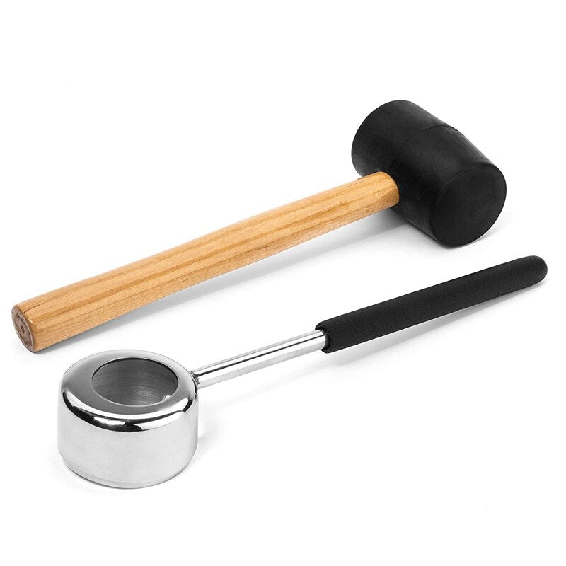 3-Piece Coconut Opening and Scraping Tool Set by HitMyNeed