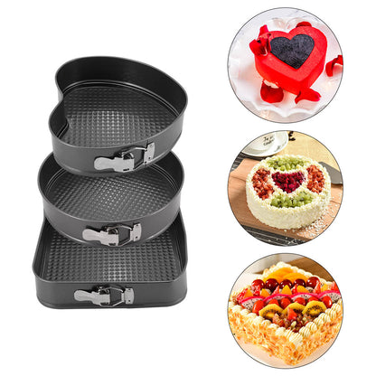 3-Piece Non-Stick Cake Tin Set with Springform by HitMyNeed