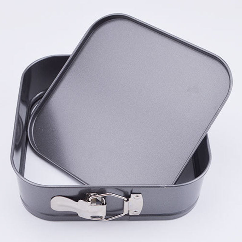 3-Piece Square Cake Tin Set with Removable Base by HitMyNeed