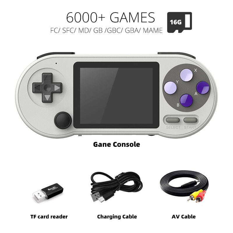 3" Retro Handheld Game Console with 6000 Games by HitMyNeed