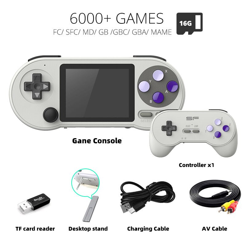 3" Retro Handheld Game Console with 6000 Games by HitMyNeed