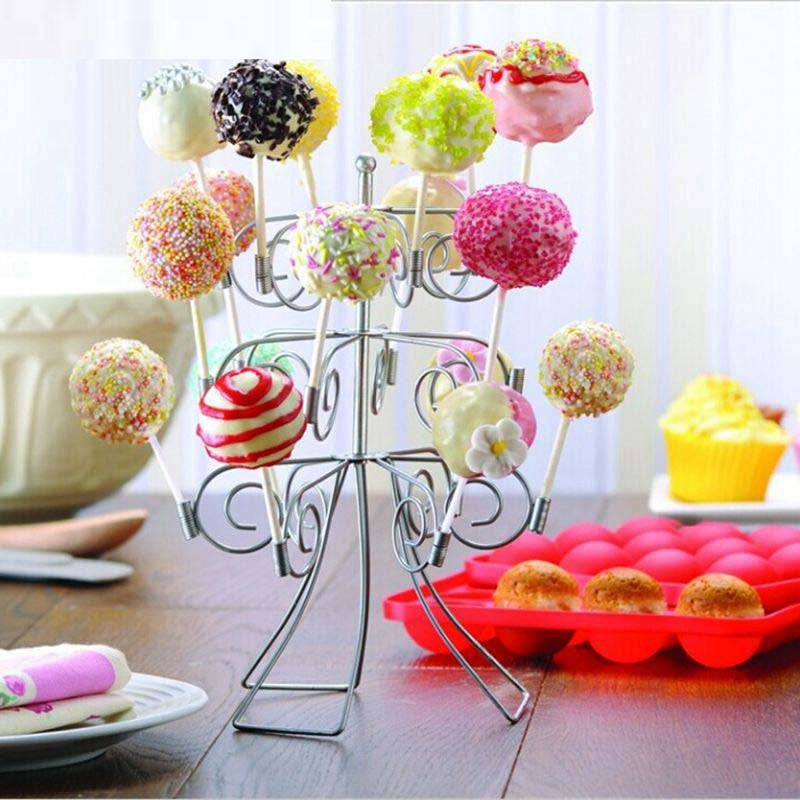 3 Tier Metal Cake Pop Stand Dessert Holder by HitMyNeed