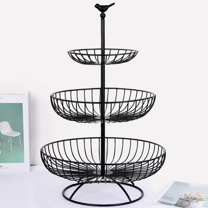 3 Tier Metal Fruit Basket Stand for Kitchen Storage by HitMyNeed