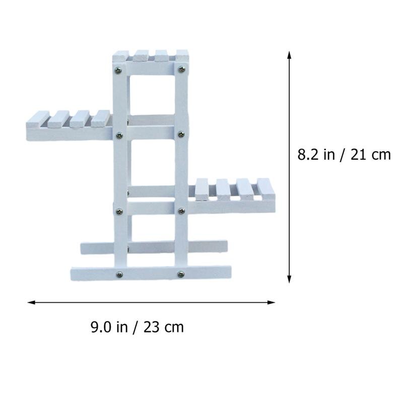 3-Tier Mini Wooden Plant Stand | Desktop Succulent & Cactus Organizer by HitMyNeed