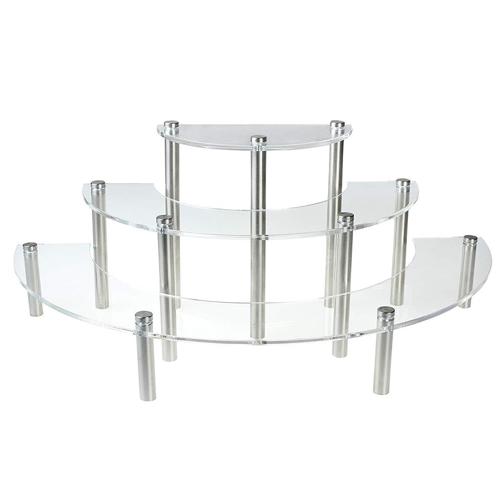3-Tier Semi-Circle Acrylic Cupcake Stand by HitMyNeed