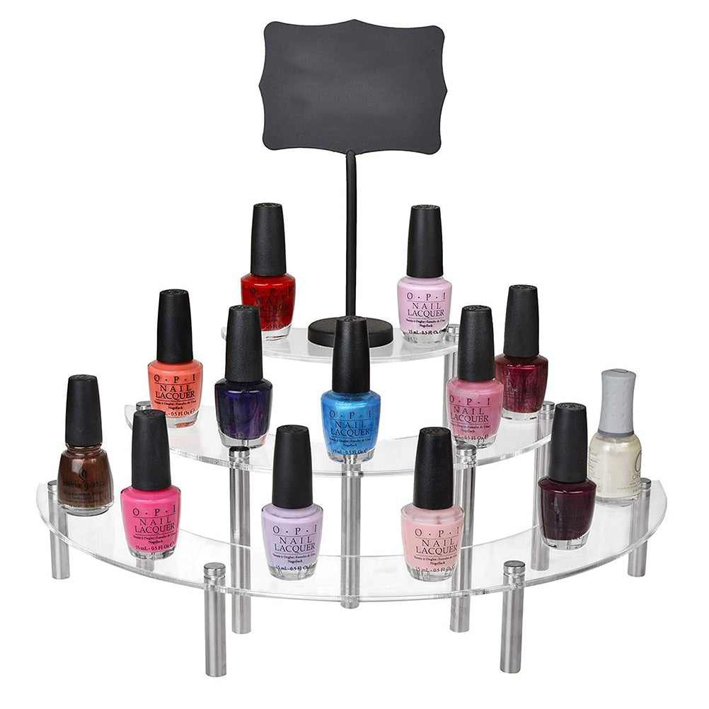3-Tier Semi-Circle Acrylic Cupcake Stand by HitMyNeed