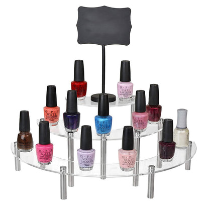 3-Tier Semi-Circle Acrylic Cupcake Stand by HitMyNeed