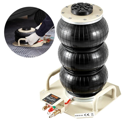 3 Ton Triple Bag Air Jack with Six Steel Pipes by HitMyNeed