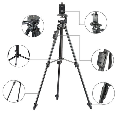 3-Way Aluminum Bluetooth Tripod with Remote by HitMyNeed