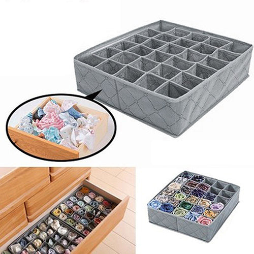 30-Cell Drawer Organiser for Socks and Intimates by HitMyNeed