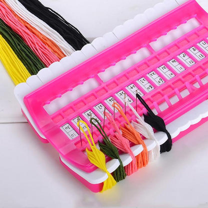 30-Hole Embroidery Floss Organizer Board by HitMyNeed