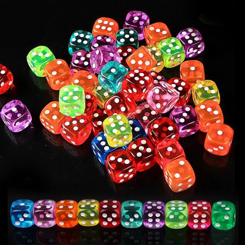 30-Pack 14mm Acrylic Six-Sided Dice Set by HitMyNeed