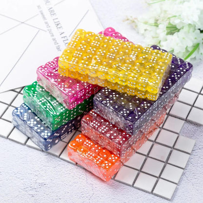30-Pack 14mm Acrylic Six-Sided Dice Set by HitMyNeed