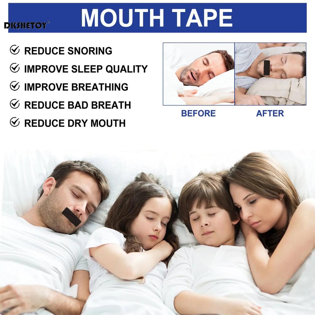 30-Pack Anti Snoring Mouth Tape for Nasal Breathing by HitMyNeed