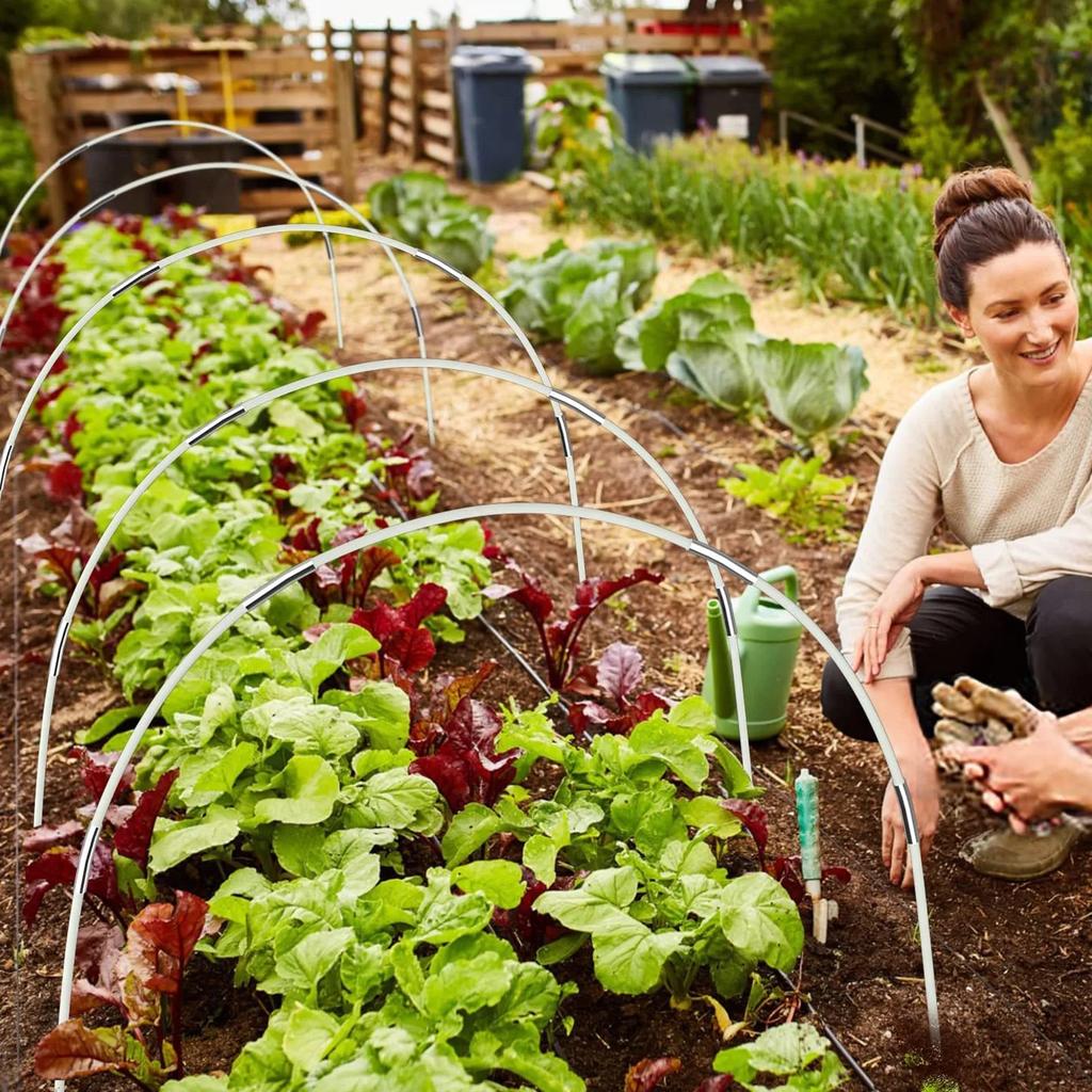 30-Pack Garden Hoops for Netting Tunnels & Raised Beds by HitMyNeed