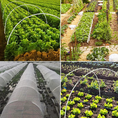 30-Pack Garden Hoops for Netting Tunnels & Raised Beds by HitMyNeed